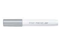 Märkpenna PILOT Pintor F silver 6st