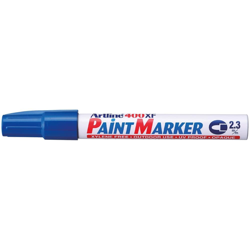 Märkpenna ARTLINE 400XF Paint rund blå 12st