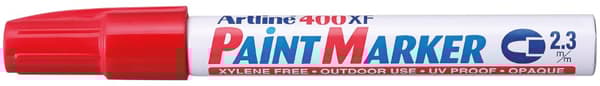Märkpenna ARTLINE 400XF Paint rund röd 12st