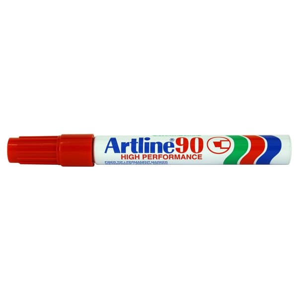 Märkpenna ARTLINE 90 sned 5mm röd 12st
