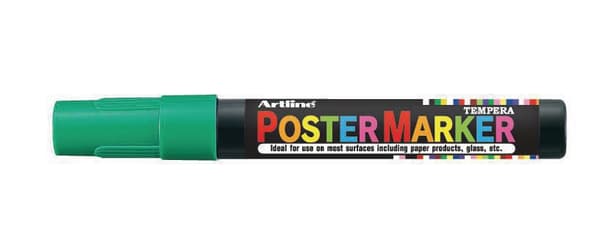 Märkpenna ARTLINE Postermarker 2mm grön 12st