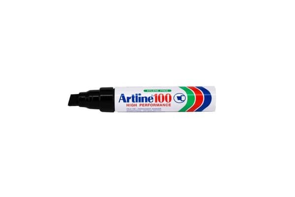 Märkpenna ARTLINE 100 sned 12mm svart 6st