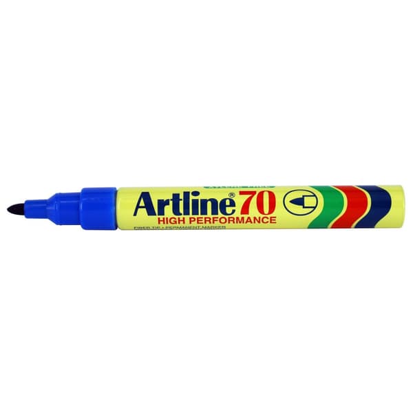 Märkpenna ARTLINE 70 perm. 1,5mm blå 12st