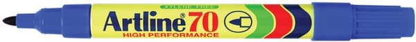 Märkpenna ARTLINE 70 perm. 1,5mm blå 12st