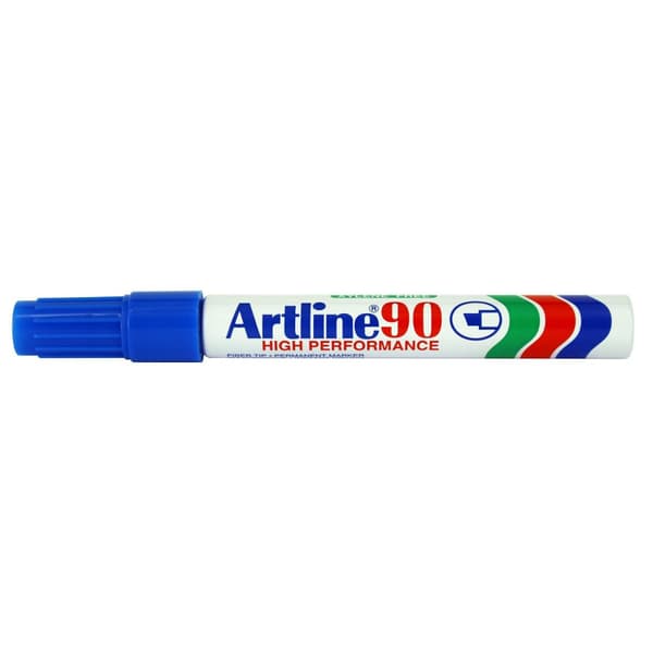 Märkpenna ARTLINE 90 sned 5mm blå 12st