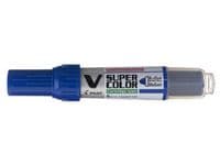 Märkpenna PILOT V Super Color sned blå 10st