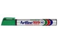 Märkpenna ARTLINE 109 sned 2-4mm grön 12st