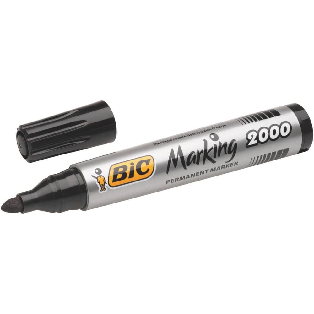 Märkpenna BIC Eco 2000 svart 12st