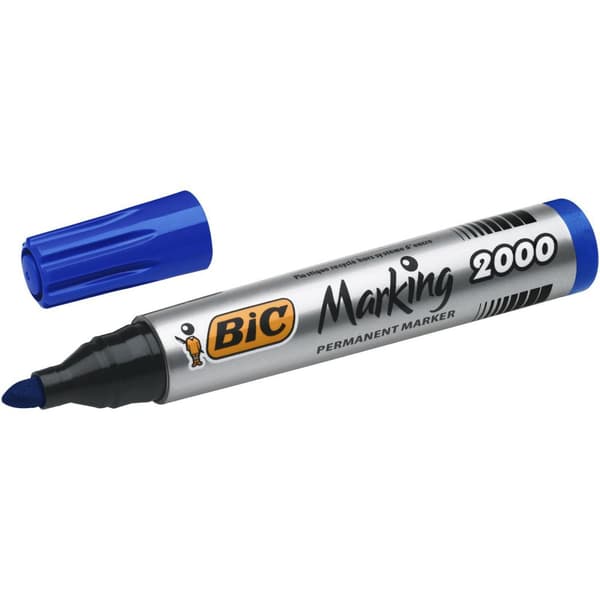 Märkpenna BIC Eco 2000 blå 12st