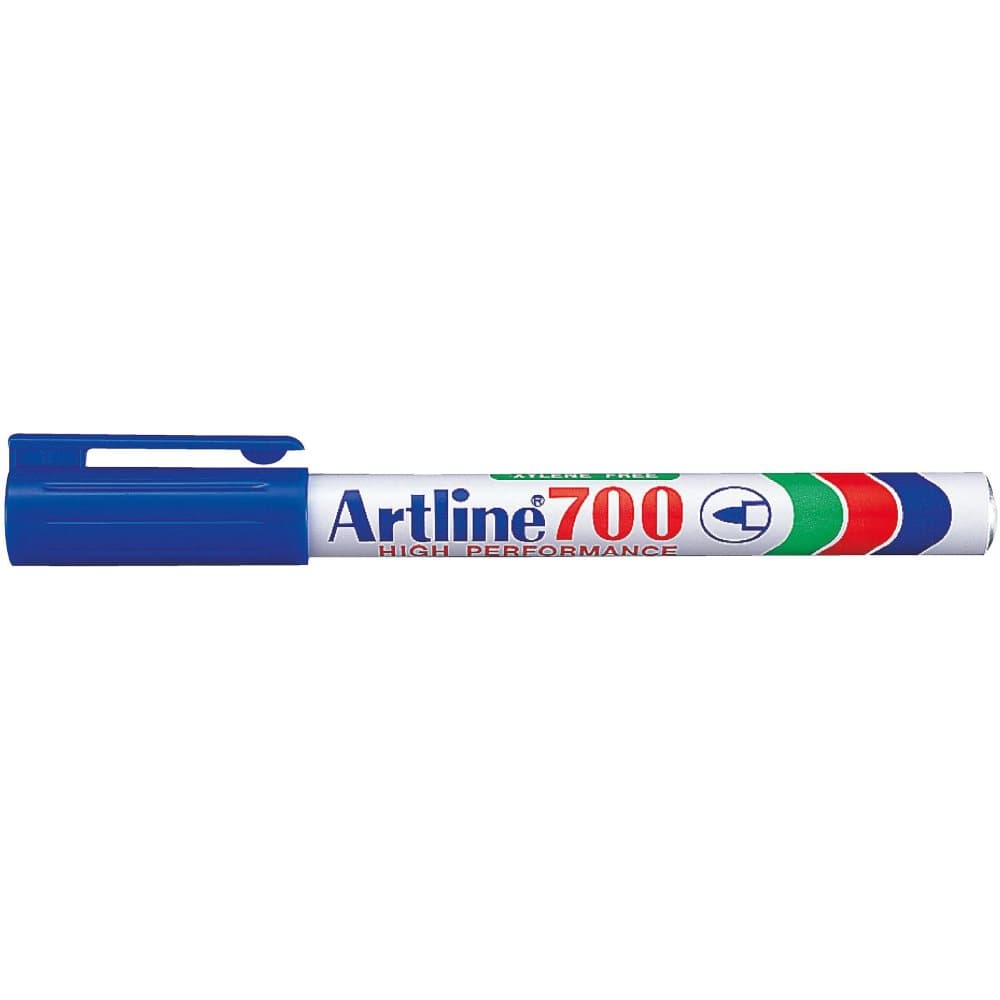 Märkpenna ARTLINE 700 perm. 0,7mm blå 12st