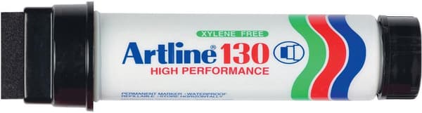 Märkpenna ARTLINE 130 rak 30mm svart 6st