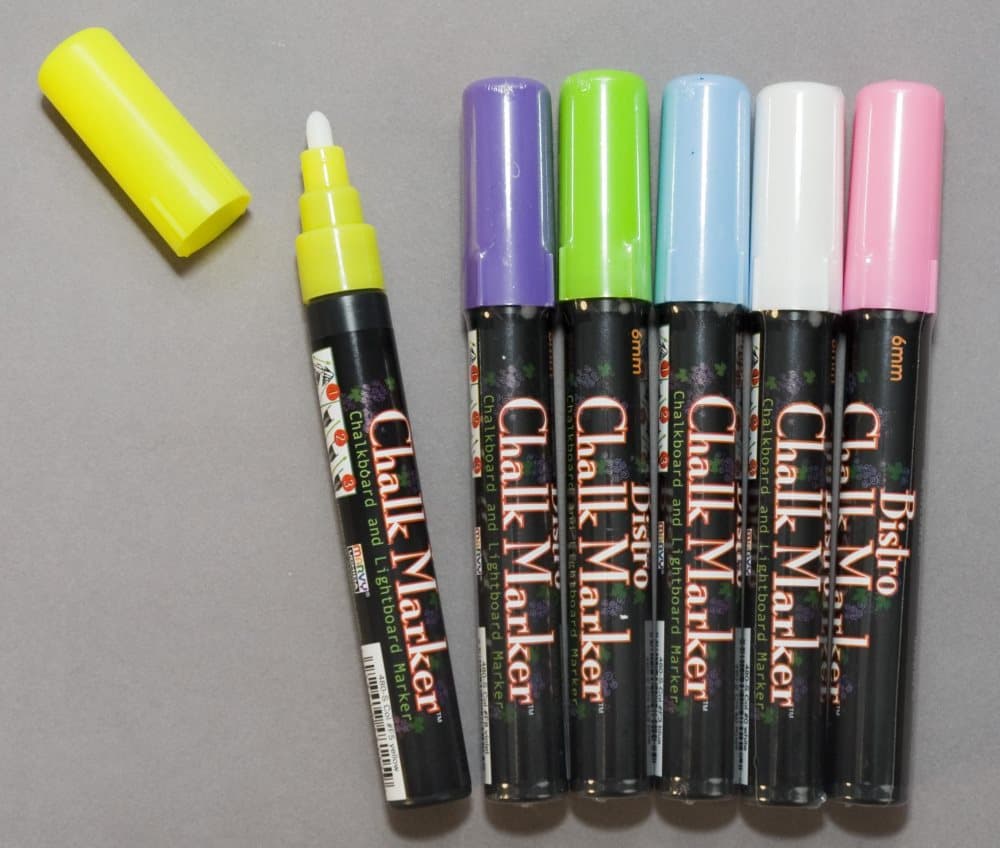 Märkpenna MARVY Chalk Marker fluore 6/FP