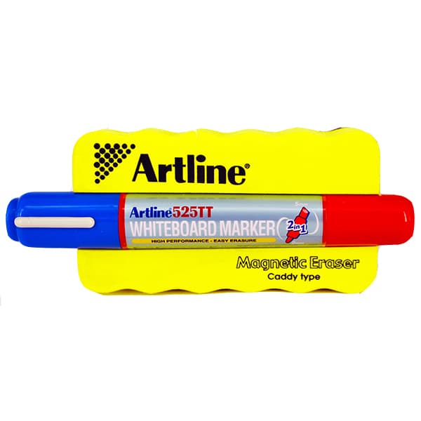 Artline Magnetisk Taveltorkare med Whiteboardpenna