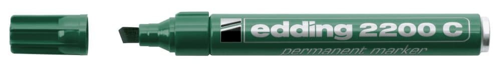 Märkpenna EDDING 2200C grön 10st