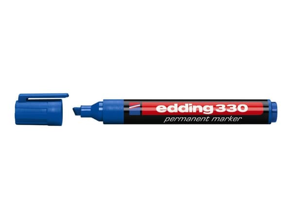 Märkpenna EDDING 330 blå 10st