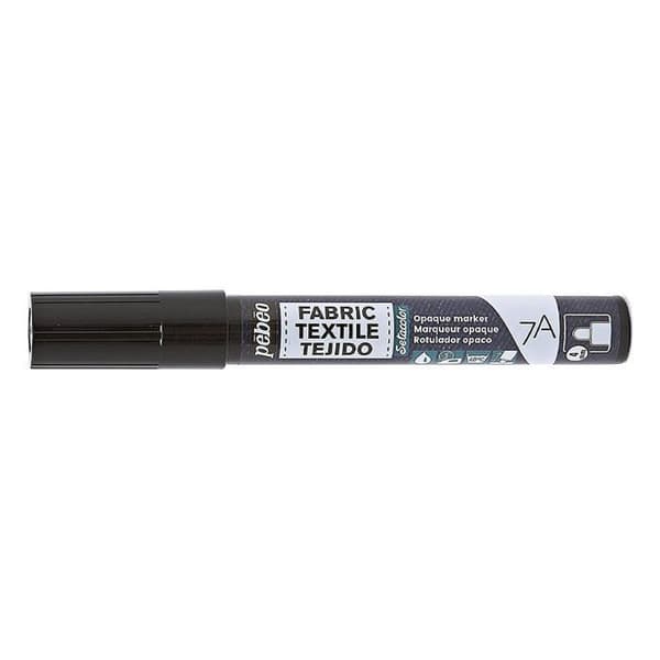 Textilfiltpenna - PEBEO - 7A Opak markör - Rund spets - 4 mm - Outplånlig