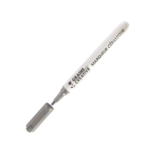 Silver marker for ceramics
