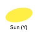 Miniatyrbild 2 av 2: Alkoholmarker - Graph'it - 1170 - Färg Sun (Y) - Dubbelsidig - Oföränderlig