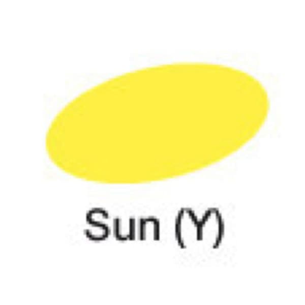 Alkoholmarker - Graph'it - 1170 - Färg Sun (Y) - Dubbelsidig - Oföränderlig