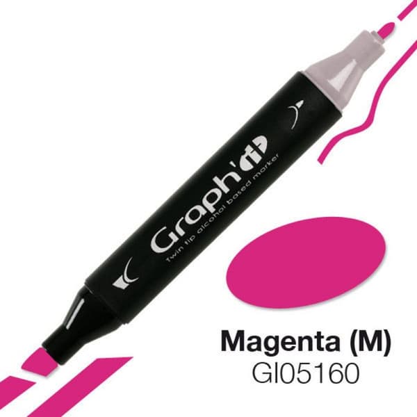 Marqueringspenna Graph'it 5160 Magenta (M)