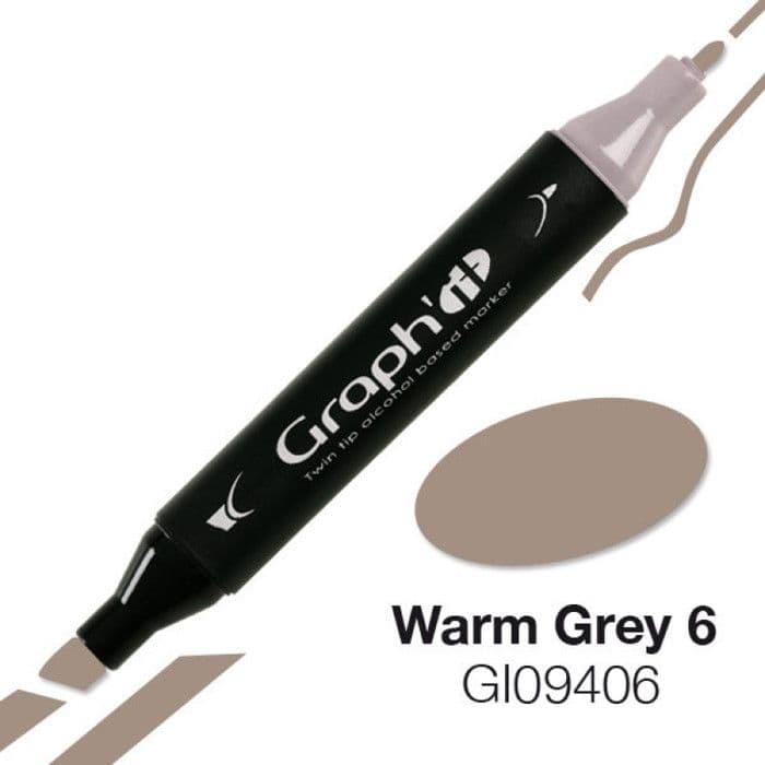 Graph'it Alcohol Marker - 9406 - Varmgrå...