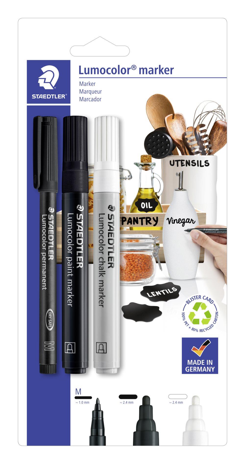 Lumocolor Marker, Mixed set 3-pack Staedtler