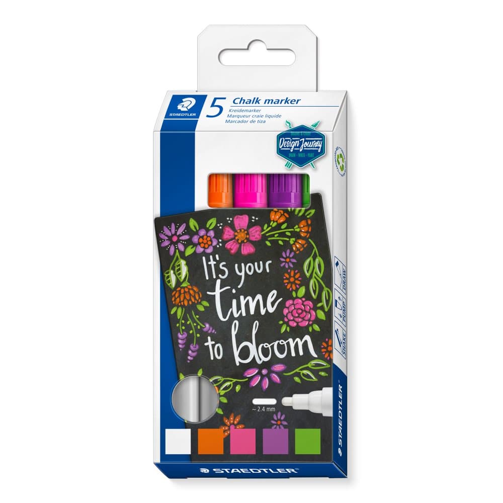 Lumocolor chalk marker 2,4 mm, 5-pack Staedtler