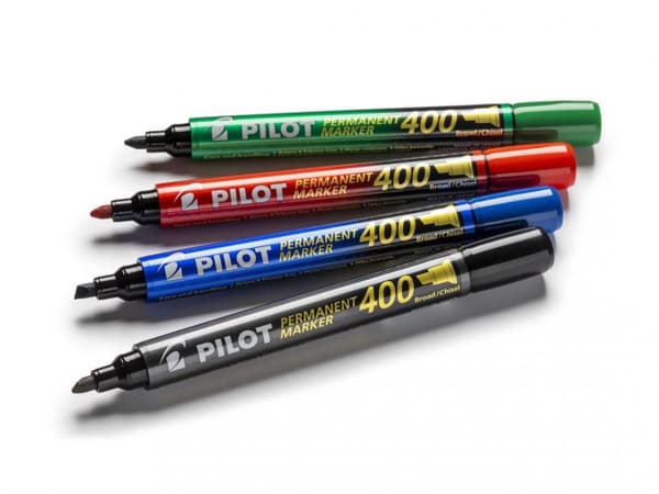Märkpenna PILOT SCA 400 2-4,5mm svart 12st