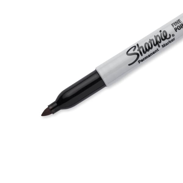 Märkpenna SHARPIE F svart v.pack 20+4/fp