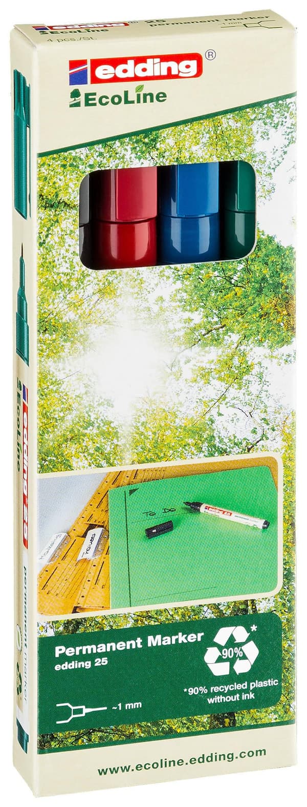 Märkpenna EDDING Ecoline 25 4/fp