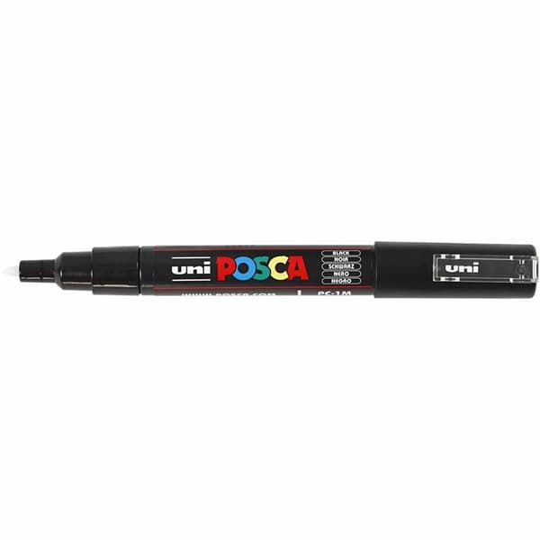 Posca Marker SVART, PC-1M spets 0,7 mm