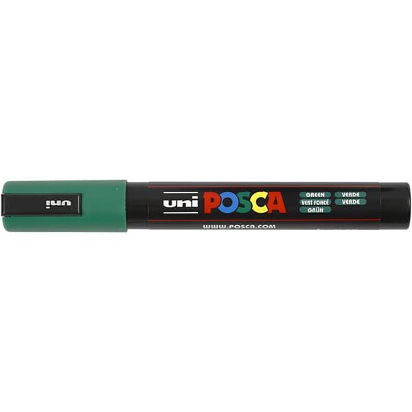 Posca Marker GRÖN, PC-5M spets 2,5 mm