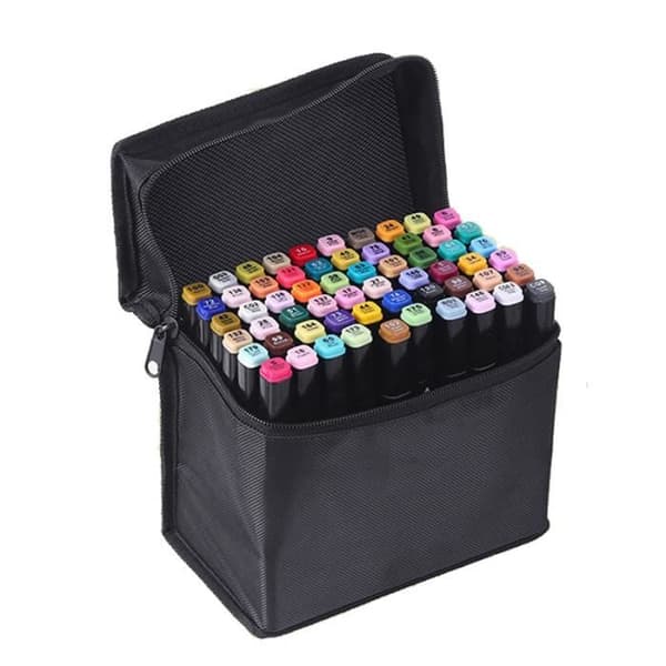 Markeringsset med 30 alkoholmarkörer med dubbla spetsar Inredningsdesign Fet akvarellpenna Animation Art Sketch+Giveaway -