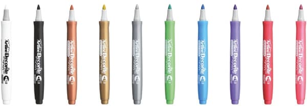 Märkpenna Artline Decorite Rund Satin 10-pack