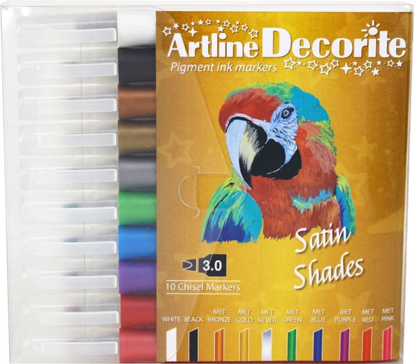 Märkpenna Artline Decorite Rak Satin 10-pack