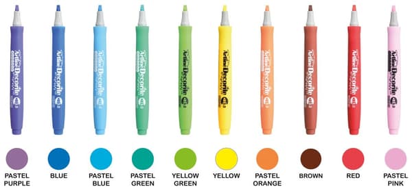 Märkpenna Artline Decorite Rak Carnival 10-pack