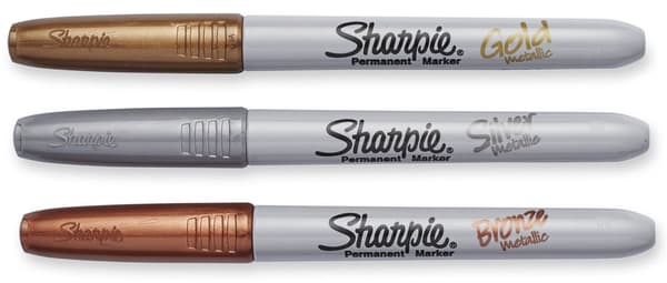 Märkpenna Sharpie 1,4 mm Guld, Silver, Bronze 3-pack