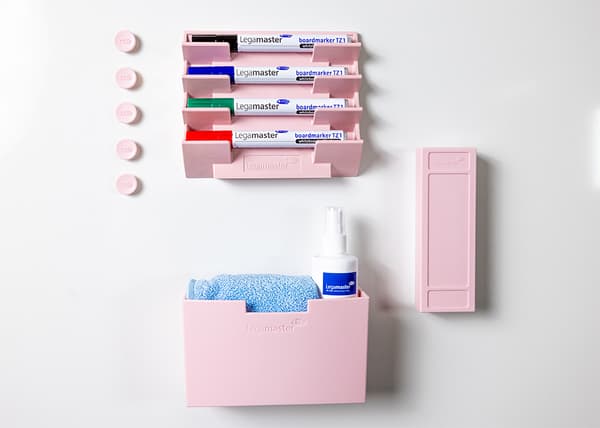 Tilbehørsholder - Whiteboard - Soft Pink