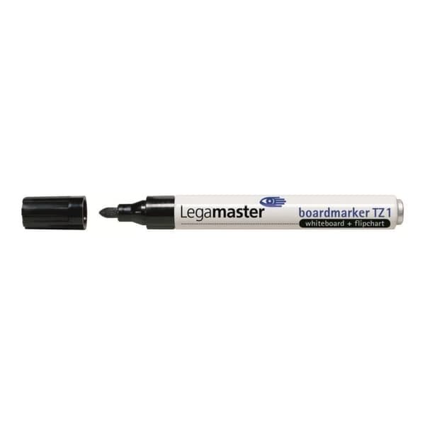 Legamaster TZ 1 Markör för blädderblock, whiteboard svart alkoholbaserat bläck 1,5-3 mm för P-N: 7-100035, 7-100364,...