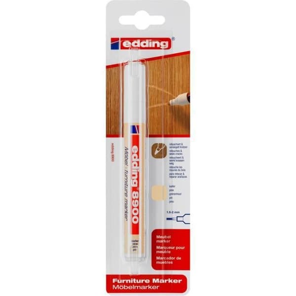 Möbelmarkör - EDDING - 8900 - Outplånlig - Rund spets - 1,5-2 mm