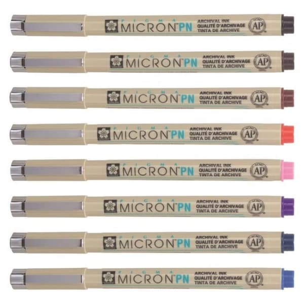 Sakura Pigma Micron PN Marker Set 8 delar