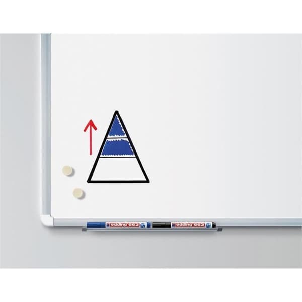 Whiteboard Markör - EDDING - 663 - Diverse - 4 - 1-5 mm - Fin - Raderbar - Opak