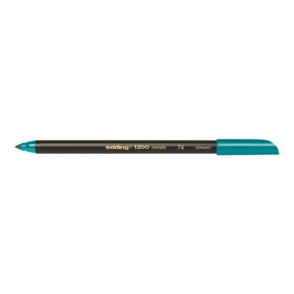 edding 1200 - Filtpenna - metallic grön - vattenbaserat bläck - 0,5-1 mm