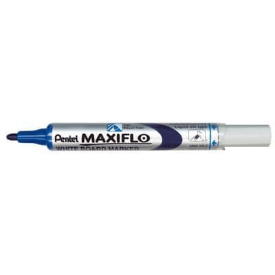 Maxiflo fin blå whiteboardmarkör