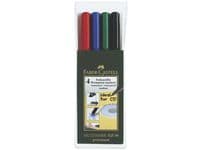 Merkepenn Multimark permanent M 4-pack Faber Castell