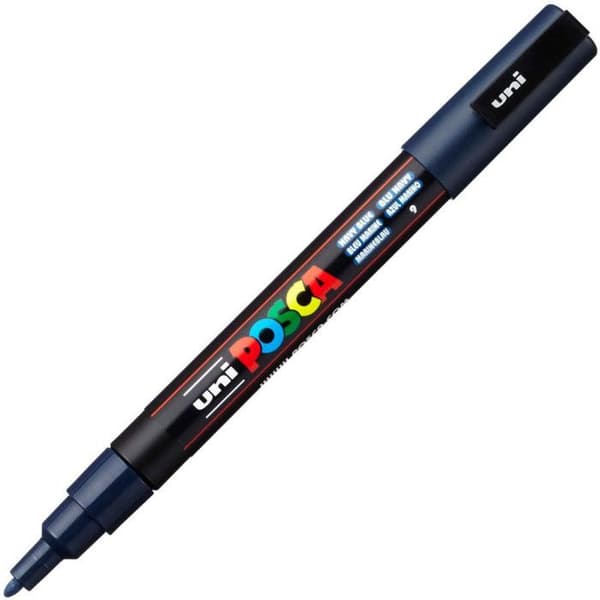 POSCA PC-3M pigmentmarkör, marinblå