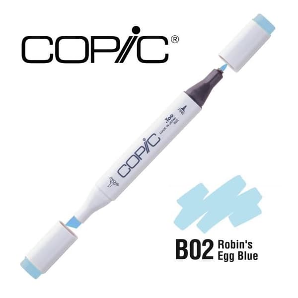 Alkoholmarkör Copic Marker B02 Robin's Egg Blue Blue