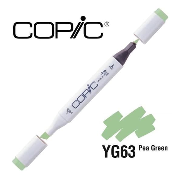 Alkoholmarkör Copic Marker YG63 Ärtgrön Gul