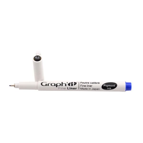 Fine liner markör Graph'it 0,5 Blå