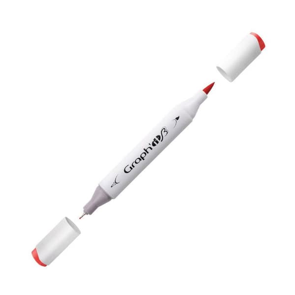 Graph'IT Brush Marker alkoholmarkör från Graph'IT - Graph'it färgkarta:5220 - Tomat